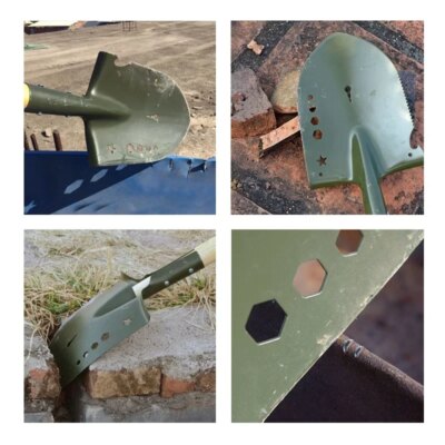 Outils de camping, équipement de jardinage, ferme, voiture pliante, acier au manganèse