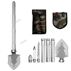 Pelle militaire pliante multifonctionnelle, ensemble de survie en plein air, outils de jardin