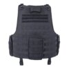 MGFLASHFORCE – Gilet Tactique à Système d'Attache MOLLE pour l'Airsoft, Accessoire Porte-plaque Style Swat pour la Pêche, la Chasse, le Paintball, Style Armée ou Police