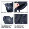MGFLASHFORCE – Gilet Tactique à Système d'Attache MOLLE pour l'Airsoft, Accessoire Porte-plaque Style Swat pour la Pêche, la Chasse, le Paintball, Style Armée ou Police