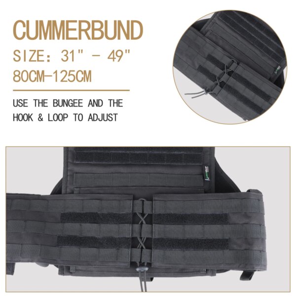 MGFLASHFORCE – gilet tactique pour hommes, gilet de Combat militaire, léger, Molle, porte-plaque, Airsoft, Paintball