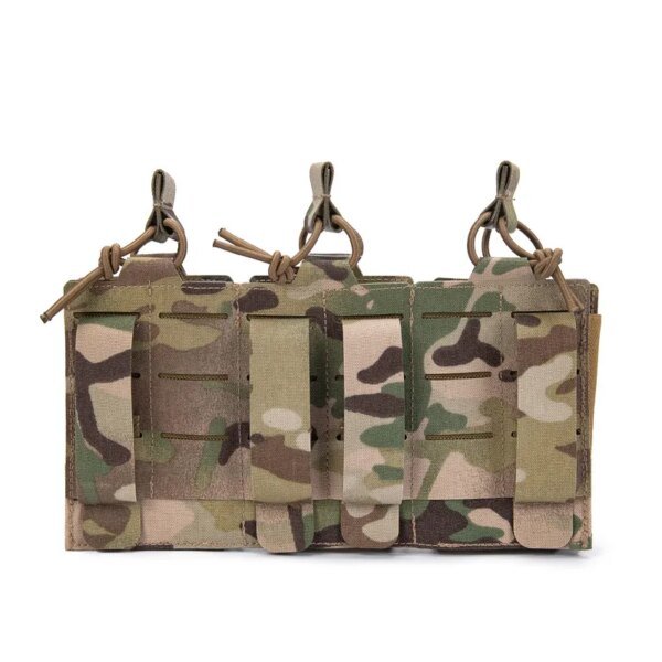 3980-94dad7.jpg Pochette tactique en Nylon Multicam, 5.56mm, Triple système de découpe Laser Molle, pochettes tactiques militaires M4 pour magazines