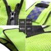 3993-af2735.jpg Gilet réfléchissant multi-sacs, gilet de Protection de sécurité pour chantier, veste de vêtements fluorescents, brille dans la nuit