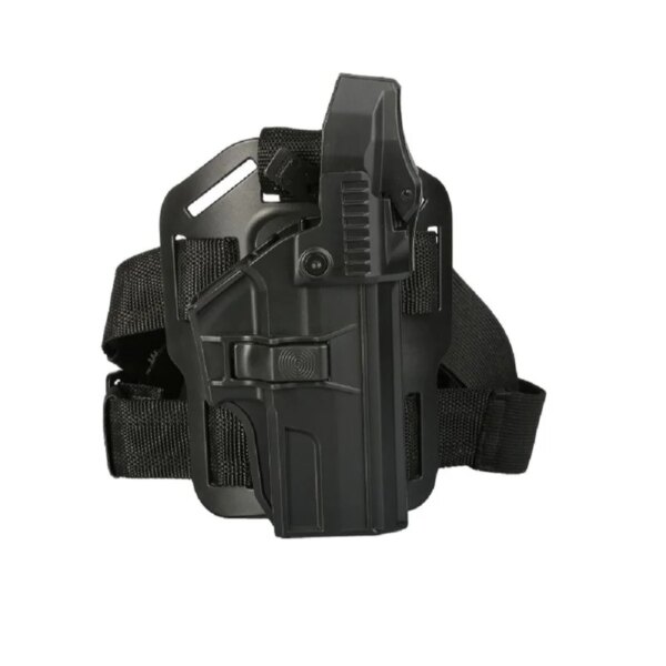 TEGE – étui de pistolet en polymère OWB niveau 3, Sig Sauer Sp2022, plate-forme assortie, fixation de jambe – Image 2