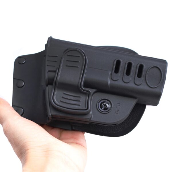 Étui de Police noir pour droitier, accessoire de chasse tactique Glock 17/19/22/23/31/32/34/35