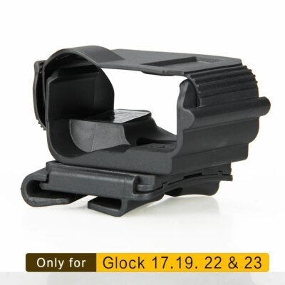 4083-404644.jpg Ătui souple rotatif Ă Clip Glock 360, pour main droite, s'adapte Ă Marue et KSC G17/18, peut ĂȘtre fixĂ© horizontalement et verticalement