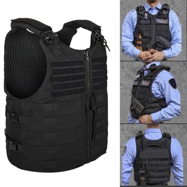 Gilet militaire tactique MOLLE 1000D, porte-plaque à dégagement rapide, gilet de Combat Airsoft, armure corporelle d'entraînement de chasse en plein air