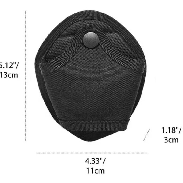 Menottes universelles tactiques avec petites poches, étui de Police, manilles, pochette, ceinture, porte-haut ouvert, boucle de ceinture, accessoires – Image 6