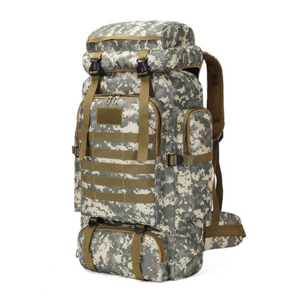 sac militaire à dos tactique de Camouflage étanche 80l