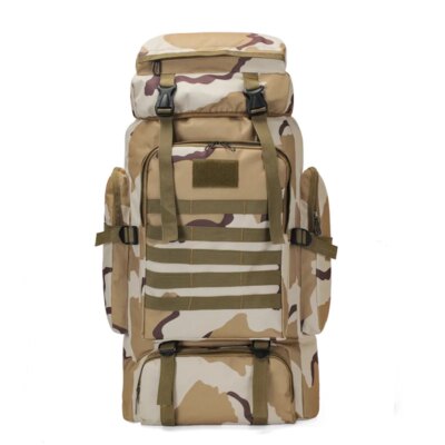 sac militaire à dos tactique de Camouflage étanche 80l