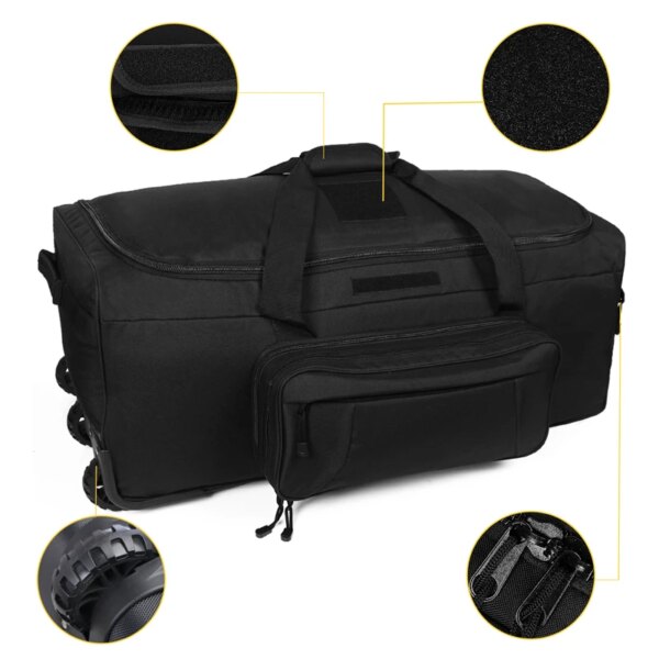 sac militaire à main de voyage à grande capacité pour Camping en plein air 124L – Image 4