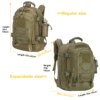 sac a dos militaire Tactique pour Homme, Fourre Tout de 60 L