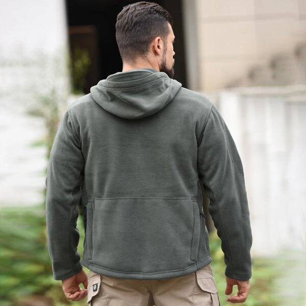 veste militaire homme tactiques à fermeture éclair complète