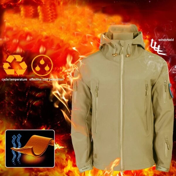 veste militaire homme et pantalon imperméables pour homme – Image 3