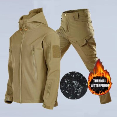 veste militaire homme et pantalon imperméables pour homme