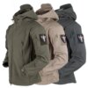 Veste militaire en peau de requin souple pour homme