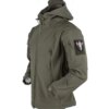 Veste militaire en peau de requin souple pour homme