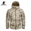 veste militaire homme à capuche tactique molletonnée