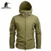 veste militaire homme à capuche tactique molletonnée