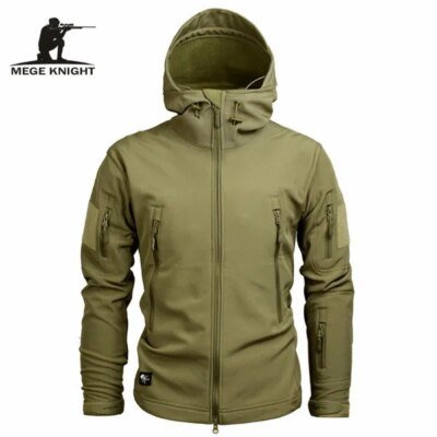 veste militaire homme à capuche tactique molletonnée