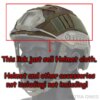 Housse de casque tactique de l'armée pour airsoft et paintball,accessoire militaire de protection pour MH PJ BJ rapide,