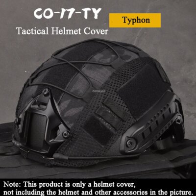 Housse de casque tactique de l'armée pour airsoft et paintball,accessoire militaire de protection pour MH PJ BJ rapide,