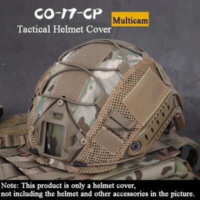 Housse de casque tactique de l'armée pour airsoft et paintball,accessoire militaire de protection pour MH PJ BJ rapide,
