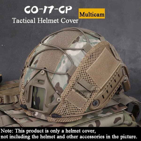 Housse de casque tactique de l'armée pour airsoft et paintball,accessoire militaire de protection pour MH PJ BJ rapide,