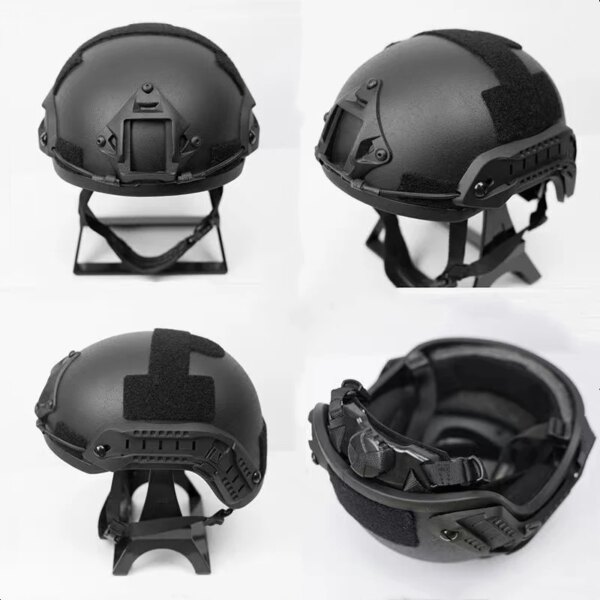 Casque de sécurité balistique ACH, coupe haute, pare-balles, armure corporelle, aramide Core, NIJ IIIA MICH FAST 2000B – Image 6