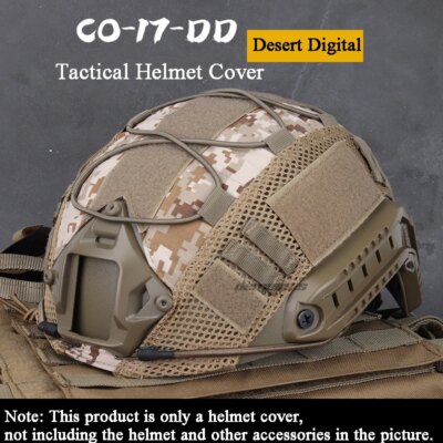 Housse de casque tactique de l'armée pour airsoft et paintball,accessoire militaire de protection pour MH PJ BJ rapide,
