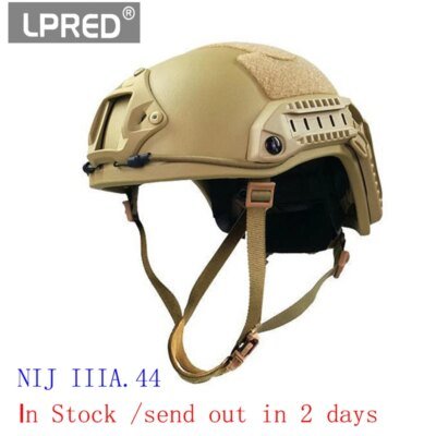 5988-36b92c.jpg ACH – casque tactique balistique à coupe haute, pare-balles, armure corporelle, aramide Core, sécurité, NIJ IIIA MICH FAST, LPRED
