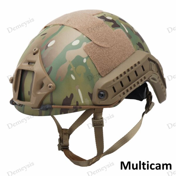 Casque tactique de sport en plein air, camouflage rapide MH Airsoft, accessoire nouveau, ABS