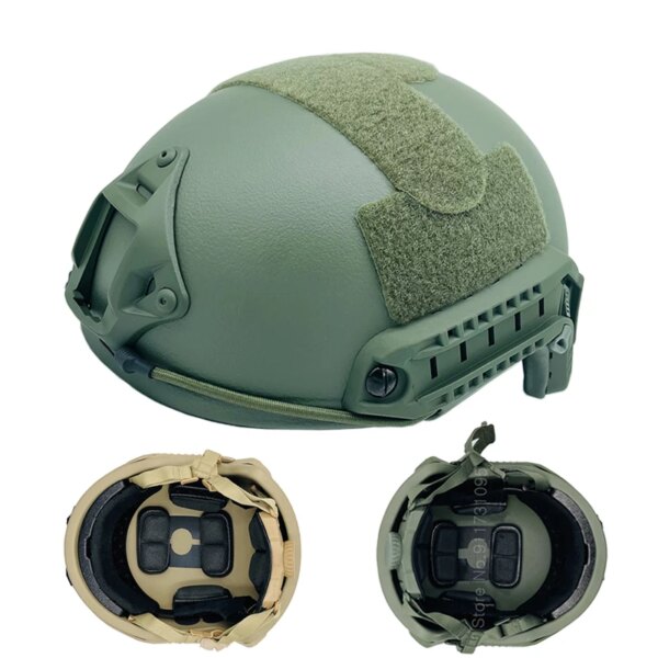 FAST NIJ IIIA – casque balistique à coupe haute, coupe tactique, résistant aux balles, doublure de cadran UHMW-PE