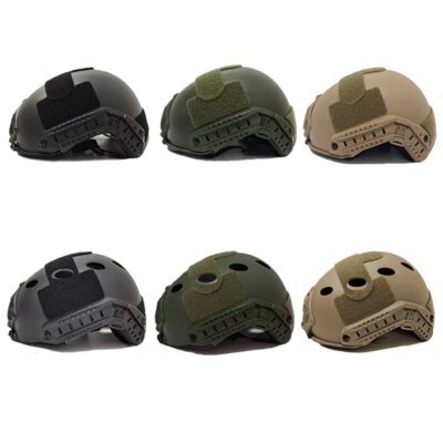 6116-883f85.jpg Casque de jeu de guerre militaire Airsoft MH, Protection tactique rapide, léger pour le tir de chasse Paintball