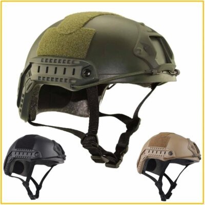 6116-c4b95e.jpg Casque de jeu de guerre militaire Airsoft MH, Protection tactique rapide, léger pour le tir de chasse Paintball