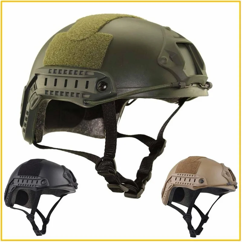 Casque de jeu de guerre militaire Airsoft MH, Protection tactique rapide, léger pour le tir de chasse Paintball