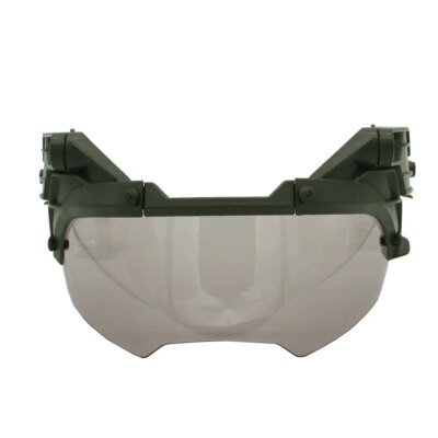 VULPO – casque tactique réglable, lunettes à rabat Airsoft Paintball, casque rapide coupe-vent Anti-buée CS Wargame, lunettes de Protection