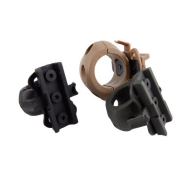 1pc Casque Spécial Éclairage Lampe De Poche Soutien Tactique Casque Pince Adaptateur Sports De Plein Air Cyclisme Support De Phare