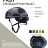 Casque balistique ACH de haute qualité avec système de coussin de Suspension, pare-balles rapide NIJ IIIA