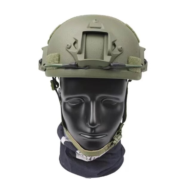 Casque balistique ACH, coupe haute, tactique PE, pare-balles, NIJ IIIA, avec coussin de Suspension rapide de windy – Image 5