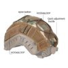 6260-ba3f75.jpg Housse de casque de Combat militaire tactique CS Wargame Sport housse de casque pour ops-core Type PJ/BJ/MH casque rapide stroboscopique supports de lumière