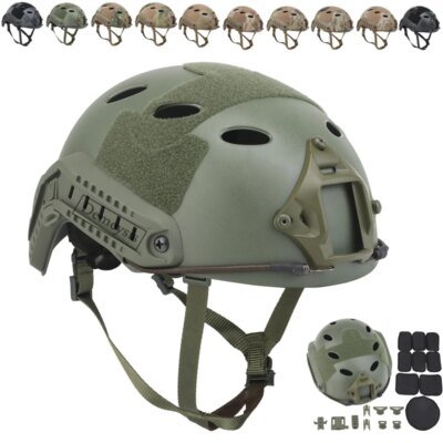 6300-7b4ff9.jpg Casque tactique Fast PJ Type Airsoft, équipement de protection de tête de Combat militaire pour Paintball et Wargame