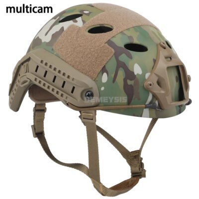 6305-847d40.jpg Casque tactique Fast PJ Type Airsoft, Ă©quipement de protection de tĂȘte de Combat militaire pour Paintball et Wargame