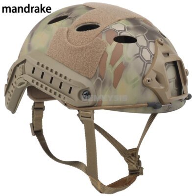 Casque tactique Fast PJ Type Airsoft, équipement de protection de tête de Combat militaire pour Paintball et Wargame