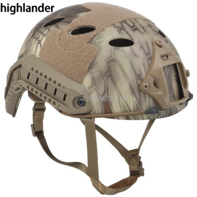 Casque tactique Fast PJ Type Airsoft, équipement de protection de tête de Combat militaire pour Paintball et Wargame