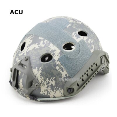 Casque tactique Fast PJ Type Airsoft, équipement de protection de tête de Combat militaire pour Paintball et Wargame