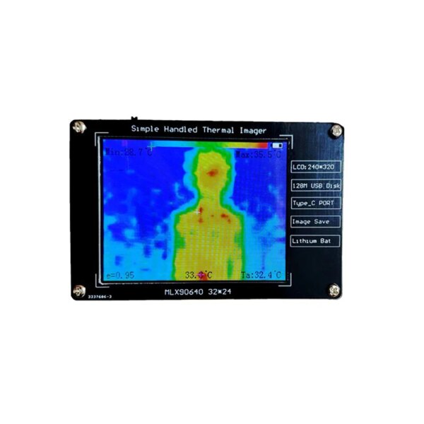 Imageur thermique portatif-40 ℃ à 300 ℃, écran LCD 2.8 pouces – Image 5
