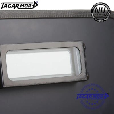 6557-c5553d.jpg NIJ IIIA â bouclier de Police militaire portable PE, pare-balles, avec verre balistique