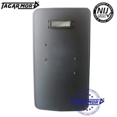 6557-fe1802.jpg NIJ IIIA â bouclier de Police militaire portable PE, pare-balles, avec verre balistique