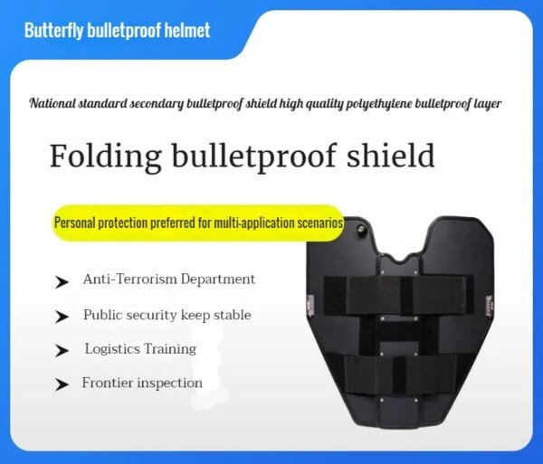 6587-579ec8.jpg Bouclier papillon pliable, protection contre les balles, bouclier secondaire